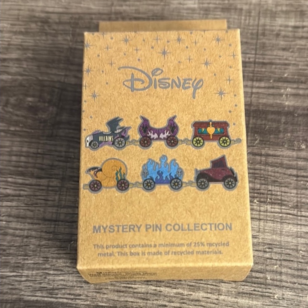Disney Mystery Villains Train Car Pin Collection Blind Box